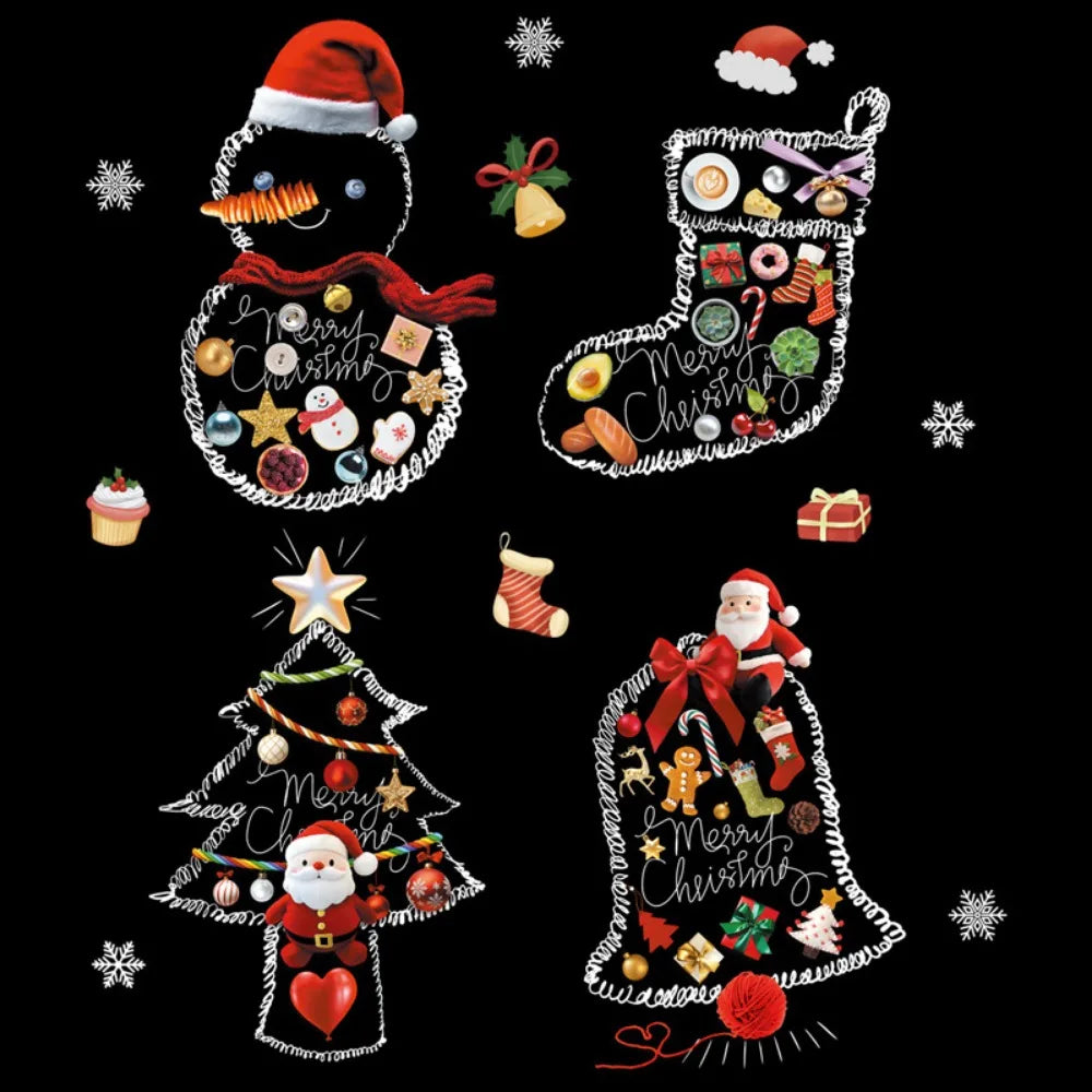 Christmas Window Stickers – Festive Holiday Decorations