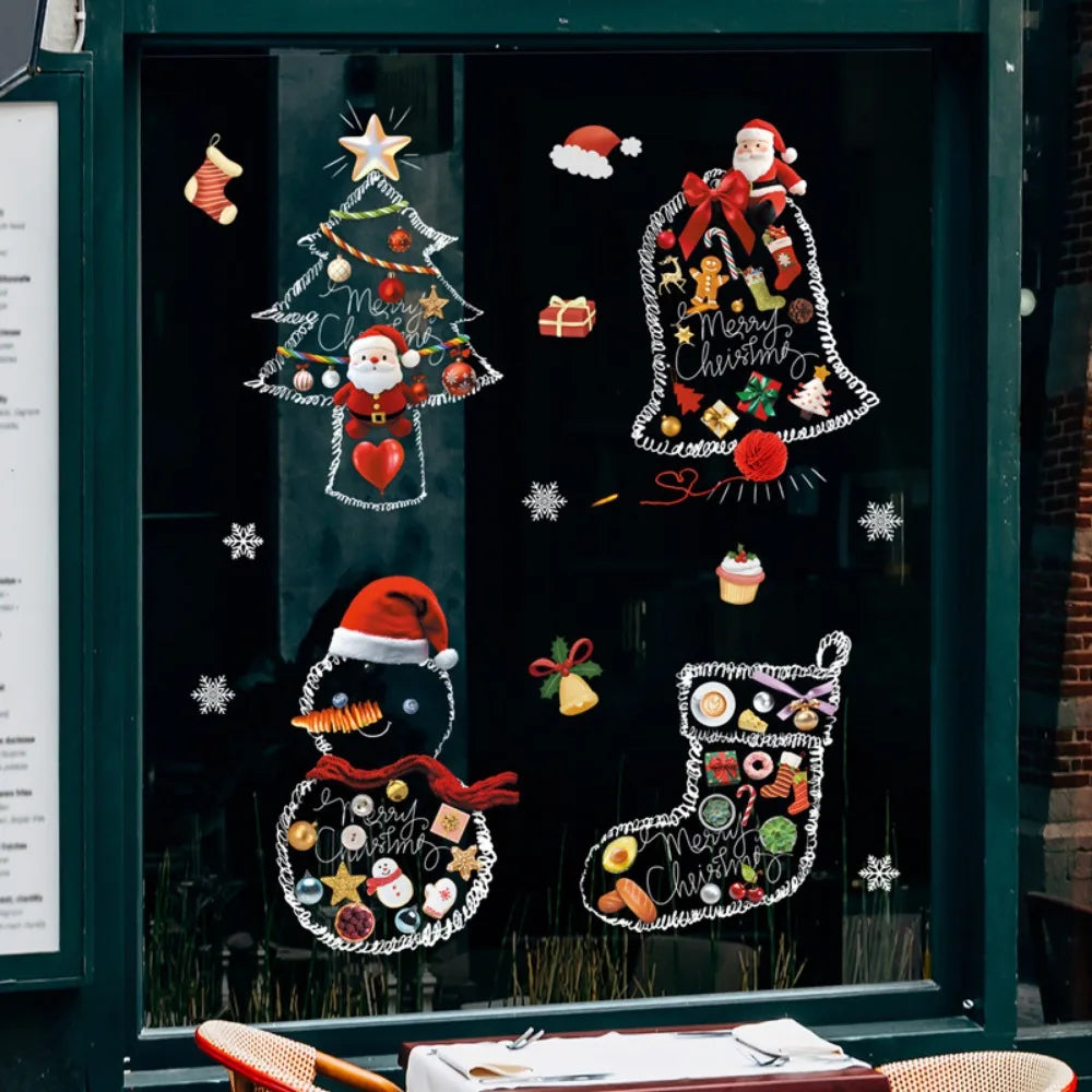 Christmas Window Stickers – Festive Holiday Decorations