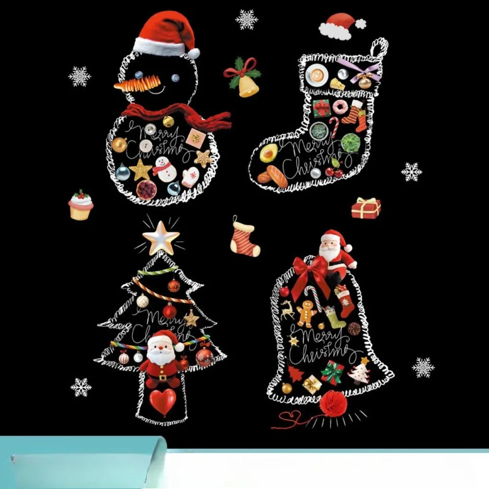 Christmas Window Stickers – Festive Holiday Decorations