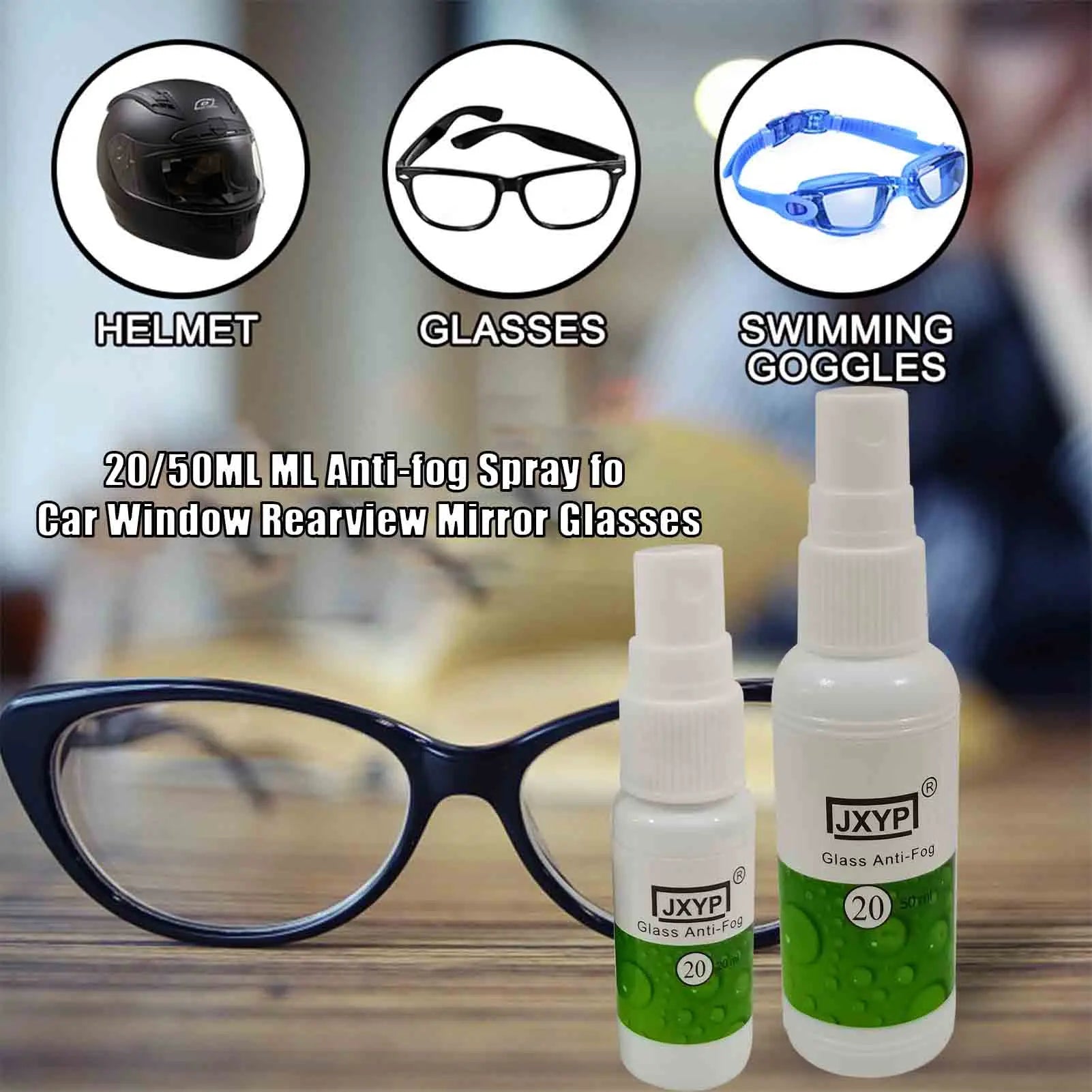 Anti-Fog Spray – Clear Vision for Glasses, Helmets & Mirrors